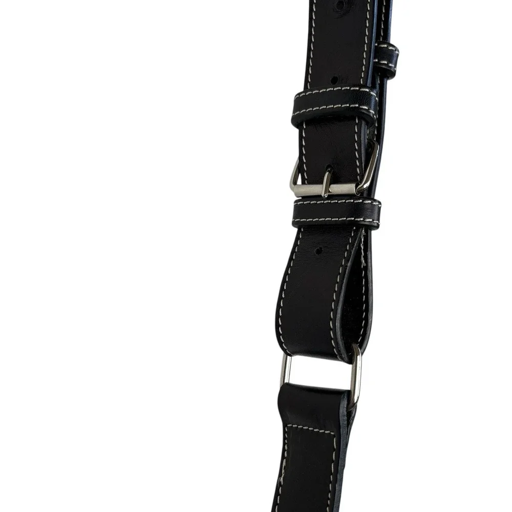 Fabriano‎ Cloth Messenger Bag Multicolor Striped Adjustable Strap Made in Italy